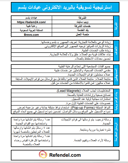 استراتيجية تسويقية